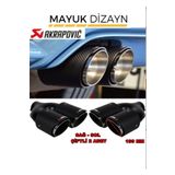Akrapovic Akrapoviç Karbon Egzoz Ucu Çift Çıkış 100 Mm Arka Sağ-sol 2 Adet --mayuk Dizayn--