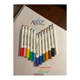 Akraz Art Design Akrilik Marker Kalem Seti 12 Renk (Acrylic Marker) Akr-49