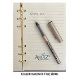Akraz Art Design Roller Jel Pen 0.7 uç Kalem (Pilot kalem) 1 ADET Kesintisiz yumuşak yazım kalitesi (İmza kalemi)