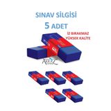 Akraz Art Design SINAV SİLGİSİ İZ BIRAKMAZ, YÜKSEK KALİTE (5 ADET)