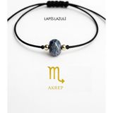 Akrep Burcu Doğal Taş Bileklik Chellomood – Obsidyen, Lapis Lazuli, Akuamarin, Ametist Enerji Kombinasyonu