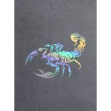 Akrep - Scorpion - Araba - Oto - Motosiklet - Karavan - Cam Sticker 00588 - 80x60 Cm - Çok Renkli