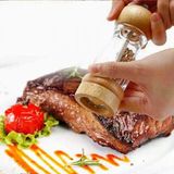 Akrilik Ahşap Baharat Değirmeni | Çelik Tuz Öğütücü 16 Cm (Dcaa-160)