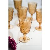 Akrilik Bal Tekli Kadeh & Su Meşrubat Kahve Yanı Bardağı 450 ml ( Cam Değildir )
