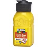 Akrilik Boya 100 ml 1 Adet Nova Color Akrilik Boyalar 100 ml 1 Adet - Açık Sarı