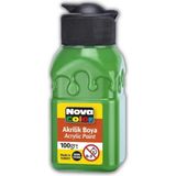 Akrilik Boya 100 ml 1 Adet Nova Color Akrilik Boyalar 100 ml 1 Adet - Koyu Yeşil