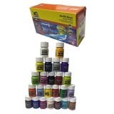 Akrilik Boya 24 Renk 17 Ml 1 Paket Nova Color Akrilik Boya Seti 24 Lü Kağıt Tuval Ahşap Cam Duvar Metal Boyama