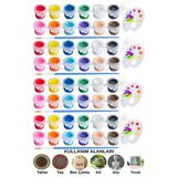 Akrilik Boya 3 Ml 12 Renk Resim Fırçası Ve Paleti 4 Paket Mini Küçük Akrilik Boya Taş Ahşap Seramik Tuval Alçı Tuval