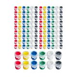 Akrilik Boya 3 Ml 6 Renk 20 Paket Mini Küçük Akrilik Boya Taş Ahşap Seramik Tuval Alçı Tuval Etkinlik Boyama Sanatsal