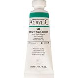 Akrilik Boya Profesyonel Bright Aqua Green (524) 50ML Tüp (Seri A)