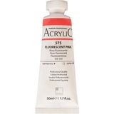 Akrilik Boya Profesyonel Fluorescent Pink (575) 50ML Tüp (Seri A)