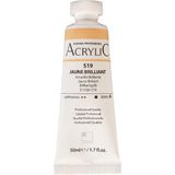 Akrilik Boya Profesyonel Jaune Brilliant (519) 50ML Tüp (Seri A)