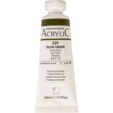 Akrilik Boya Profesyonel Olive Green (529) 50ML Tüp (Seri B)