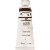 Akrilik Boya Profesyonel Vandyke Brown (557) 50ML Tüp (Seri A)