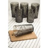 Akrilik Füme 6lı Uzun Bardak & Su Meşrubat Bardağı 750 Ml ( Büyük Boy & Cam Değildir )