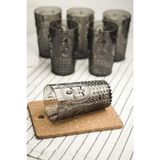 Akrilik Füme 6'lı Uzun Bardak & Su Meşrubat Bardağı 750 ml ( Büyük Boy & Cam Değildir ) - Renkli