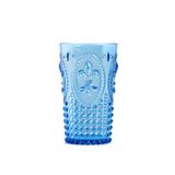 Akrilik Mavi Tekli Uzun Bardak & Su Meşrubat Bardağı 750 ml ( Büyük Boy & Cam Değildir )
