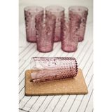 Akrilik Mürdüm 6 Lı Uzun Bardak & Su Meşrubat Bardağı 750 ml ( Büyük Boy & Cam Değildir ) - 1 Adet - 0 - 499 ml
