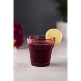 Akrilik Mürdüm Tekli Kısa Bardak & Su Meşrubat Kahve Yanı Bardağı 300 ml ( Cam Değildir ) - Renkli