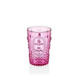 Akrilik Pembe Tekli Kısa Bardak & Su Meşrubat Kahve Yanı Bardağı 400 ml ( Cam Değildir )