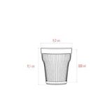 Akrilik Şeffaf 6'lı Kısa Bardak & Su Meşrubat Kahve Yanı Bardağı 300 ml ( Cam Değildir )
