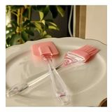 Akrilik Spatula Yumurta Fırçası Silikon Set Kek Börek Hamur Seti
