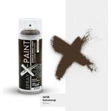 Akrilik Sprey Boya 400 ml X-Paint Kalıcı Sprey Boya - Kahverengi