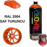 Akrilik Sprey Boya Tekoro 400 ml – Metal, Plastik, Ahşap Cam ve Oto Yüzeylere Uygun Renkler - Turuncu