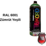 Akrilik Sprey Boya Tekoro 400 ml – Metal, Plastik, Ahşap Cam ve Oto Yüzeylere Uygun Renkler - Zümrüt Yeşili