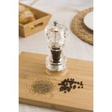 Akrilik Tuz Karabiber Baharat Değirmeni Öğütücü 14 cm - Çok Renkli - Standart
