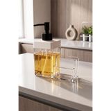 Akris 2 Bölmeli Akrilik Deterjanlık Sıvı Sabunluk Süngerlik Fırçalık Mutfak Tezgah Üstü Organizer 500 ml