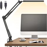 Akrobat Led Masa Lambası, Gün Işığı Ve Sarı Işık Modu, Ayarlanabilir Parlaklık Seviyesi, Kontrol Panelli, 3 Eksenli Manevra Kabiliyeti, Ev O