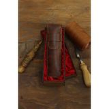 Akronium Leather Hakiki Deri 2'li Kalemlik - Taba