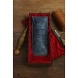 Akronium Leather Hakiki Deri 4'lü Kalemlik - Mavi