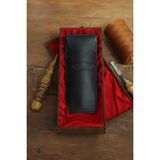 Akronium Leather Hakiki Deri 4'lü Kalemlik - Siyah