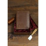 Akronium Leather Hakiki Deri El Yapımı A5 Defter,kitap,ajanda Kılıfı & Organizer - Açık Kahrengi