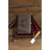 Akronium Leather Hakiki Deri El Yapımı A5 Defter,kitap,ajanda Kılıfı & Organizer - Koyu Kahve
