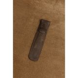 Akronium Leather Hakiki Deri Tekli Kalemlik - Fındık Kahvesi