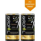 Akropol Ayvalık Sızma Zeytinyağı Erken Hasat Soğuk Sıkım 5 Lt x 2 - 10 lt