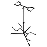 AKS Çift Gitar Standı, Dayanıklı ve Şık Siyah Tasarım - 10 x 10 cm - 0002R72