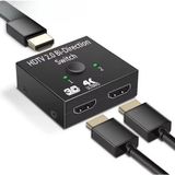 AKS HDMI Switch Splitter, Anahtar, 2 Giriş 1 Çıkış, Ps5, Ps4, Xbox, Tv Kutusu, Tv Stick, Monitör, Pc ile Uyumlu, Çift Yönlü Ab Anahtar, - Almond