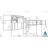 AKS KAFASI DIŞ SWIFT GTI SEDAN 25X22X49 MAHER-01810
