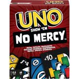 AKS Mattel Games Uno No Mercy Kartlar Çocuklara, Yetişkinlere, Aileyle Bir Araya Gelinen Akşamlara, Partilere ve Seyahatlere Yönelik Uno No Mercy Kart Oyunu HWV18 - Acı Kahverengi