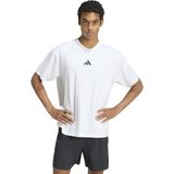 AKS2506 Adidas U Run Cat G T Erkek T-Shirt Beyaz