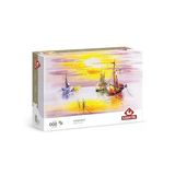 Akşam Güneşi Temalı 500 Parça Puzzle, Eğlenceli Aktivite