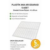 Aksaray Arıcılık Ana Arı Izgarası 5 Adet (Plastik)