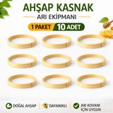 Aksaray Arıcılık Karakovan Arı Kasnağı Ahşap Kasnak 10 Adet Doğal Ahşap Arı Kovanı Kasnağı Karakovan Çember Arıcılık Ekipmanı - Arı kovanı kasnak