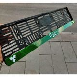 Aksaray Tasarım Atölyesi Plakalık Carlsberg Model Takmatik Pleksi Lazer Kesim(2 Adet ) - Hepsi