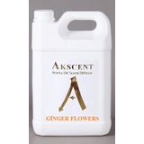 Akscent Ginger Flowers Tüm Koku Makinelerine Uyumlu Koku Makinesi Koku Kartuşu Esansı 5 LT