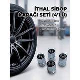 Aksefuar Lazer Honda Grubu ile Uyumlu Alüminyum Altıgen Sibop Kapak Seti (Gümüş) - İthal Sibop Kapağı (4lü Set)